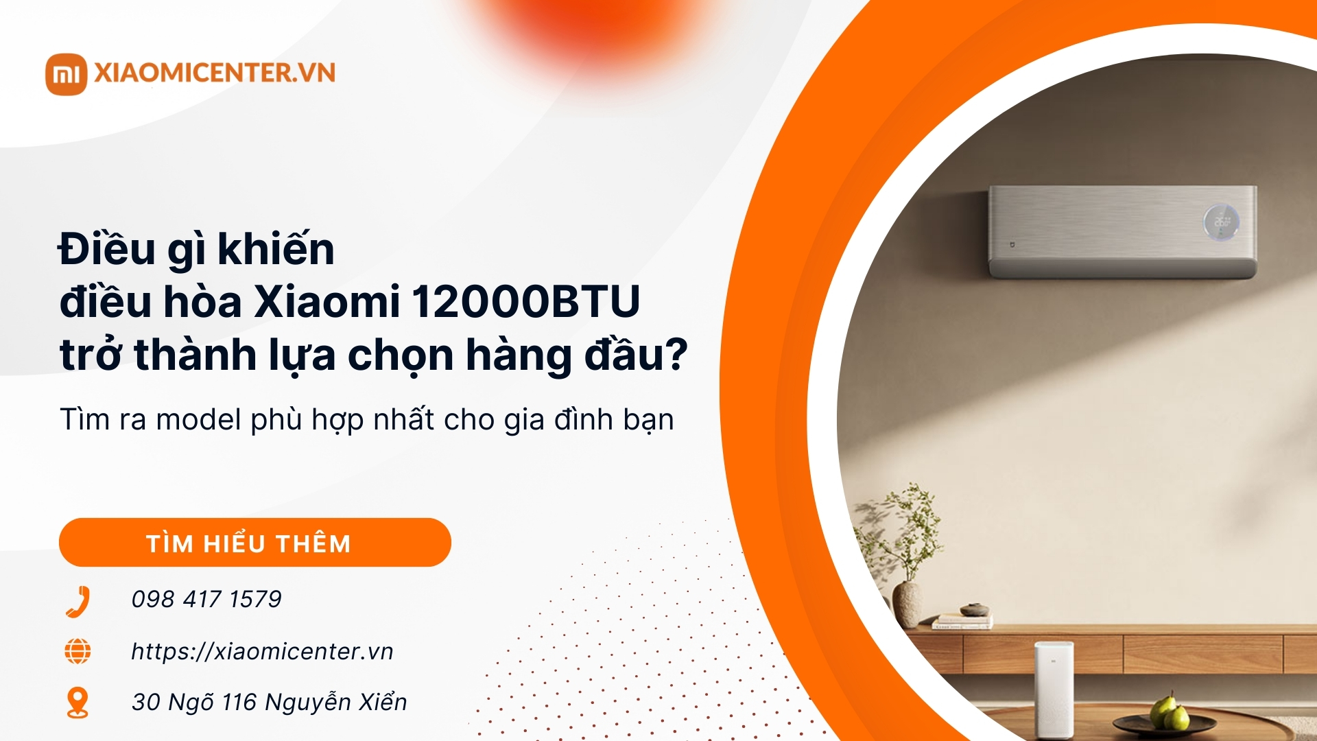 Điều g&igrave; khiến điều h&ograve;a Xiaomi 12000BTU trở th&agrave;nh lựa chọn h&agrave;ng đầu?