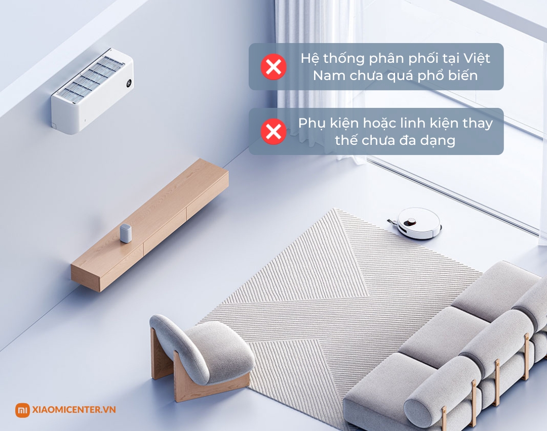 2 nhược điểm ở m&aacute;y lạnh Xiaomi 2HP cần lưu &yacute;