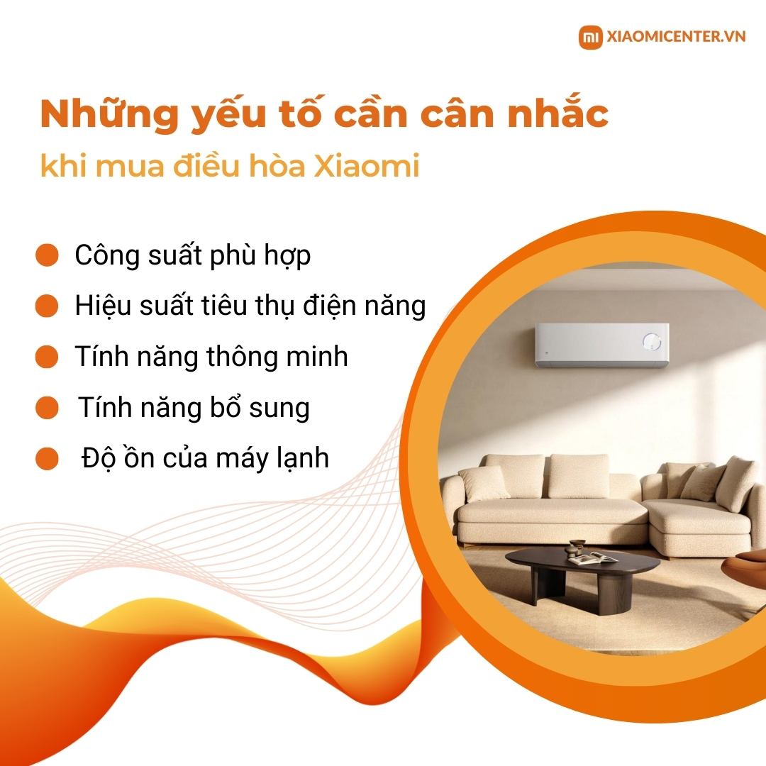 Những yếu tố cần c&acirc;n nhắc khi mua điều h&ograve;a Xiaomi